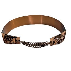 1950s Copper Chain Cinch Belt  small/medium